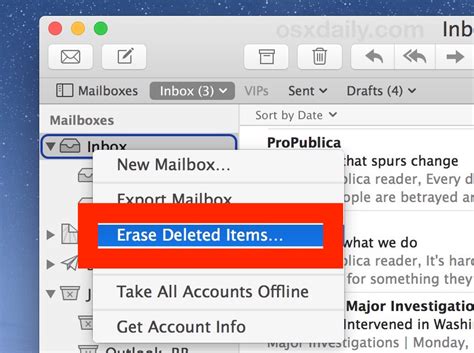 How To Delete All Emails From Mail In Mac Os X