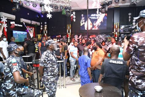 Covid 19 Police Raid Lagos Nightclub Arrest Many Fun Seekers