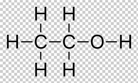 Ethanol Structural Formula Alcohol Chemical Structure Skeletal Formula