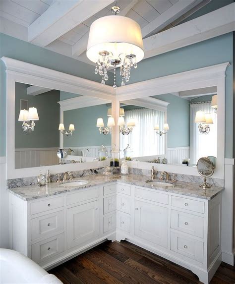 Find double vanities at wayfair. corner double sink bathroom vanity | L shaped bathroom ...