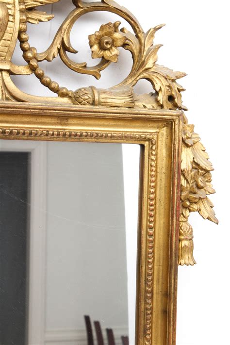 Vintage Carved Wood Frame Wall Mirror Ebth