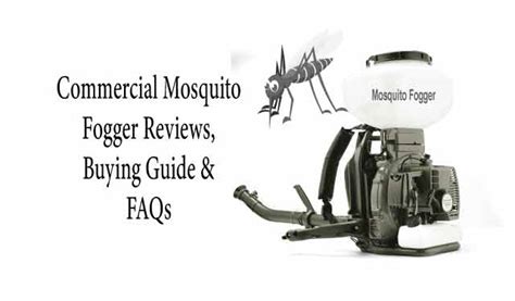 The Best Commercial Mosquito Foggers In 2022 Buying Guide And Tips