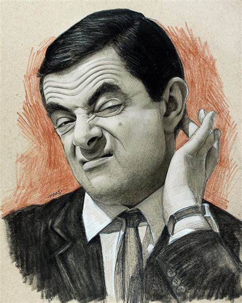 Mr Bean Drawing Pencil Sketch Colorful Realistic Art Images
