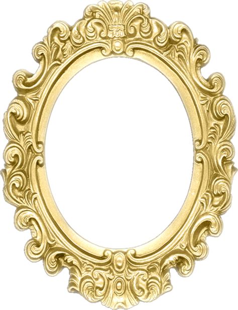 29 Vector Gold Oval Frame Png