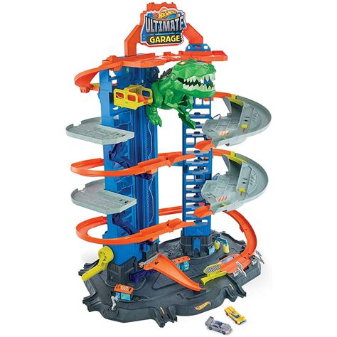 Hot Wheels City Ultimate Garage Track Set With 2 Toy Cars Garage