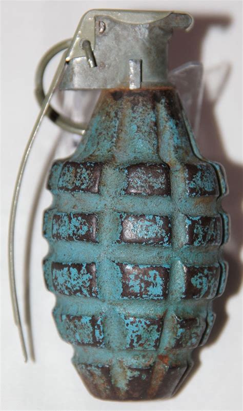 E338 Inert Wwii Practice Grenade With M10a3 Fuse B And B Militaria