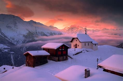 Cold Sunrise Switzerland By İlhan Eroglu On 500px E Winter