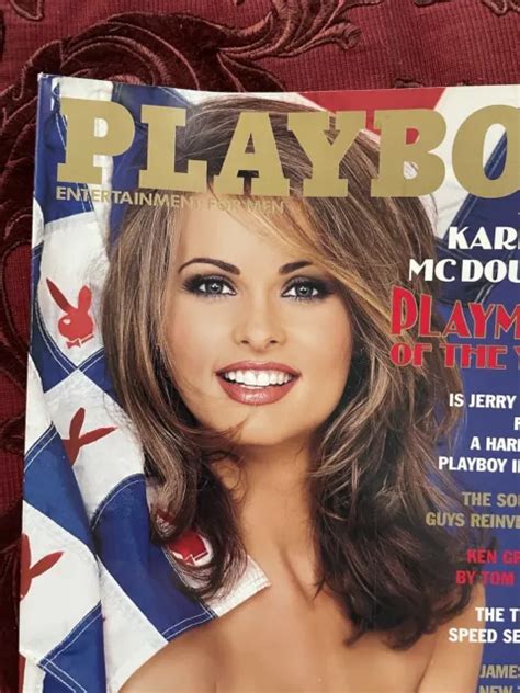 Playboy Magazine July Cover Karen Mcdougal Playmate Lisa Dergan