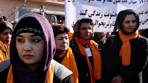 Afghan Women Rally Against Domestic Violence