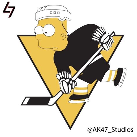 Nhl Hockey Team Logos Get The Simpsons Treatment Geekologie