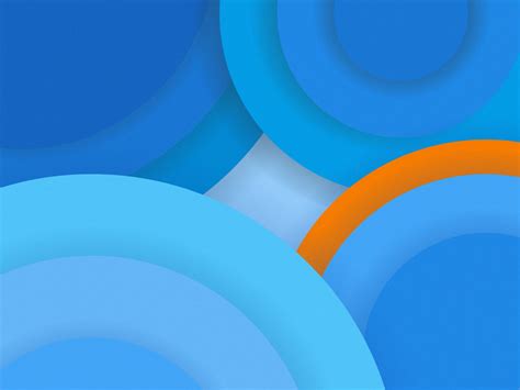 Blue Circles Wallpaper Material Style Android L Hd Wallpaper