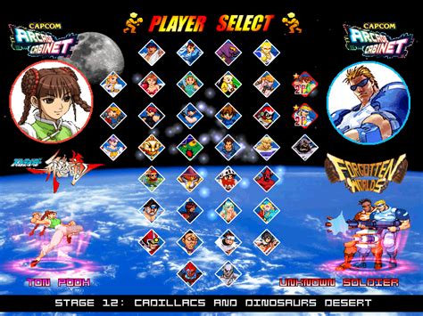 The Mugen Fighters Guild Capcom Arcade Cabinet Screenpack By Mazemerald