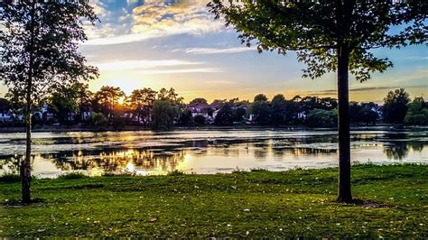 Sunset Lake Park Free Photo On Pixabay Pixabay