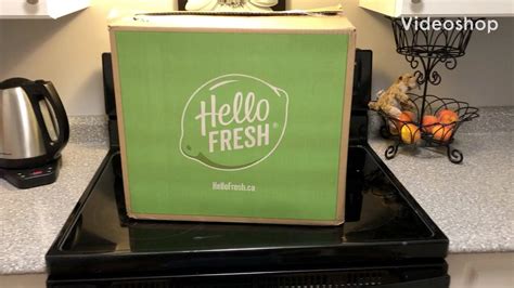 Hello Fresh Weekly Box Opened What Will We Get Youtube