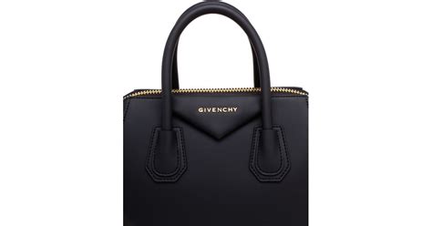 Givenchy Black Leather Tote Lyst