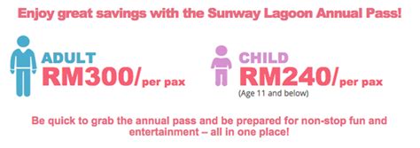 The annual pass entitles holders with unlimited entry into sunway lagoon for 12 months from the date of purchase. Get 30% Off for Sunway Lagoon's Annual Pass - CleverMunkey ...