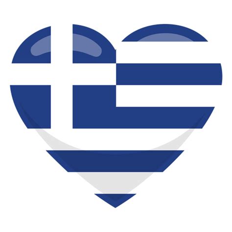 Greece Heart Flag Png And Svg Design For T Shirts