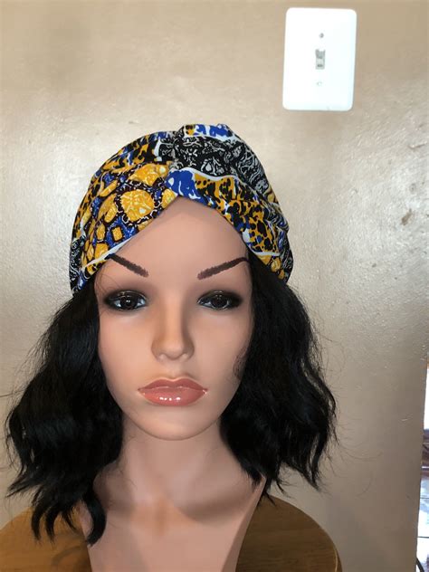 Excited To Share This Item From My Etsy Shop Ankara Satin Lined Turban African Print Turban