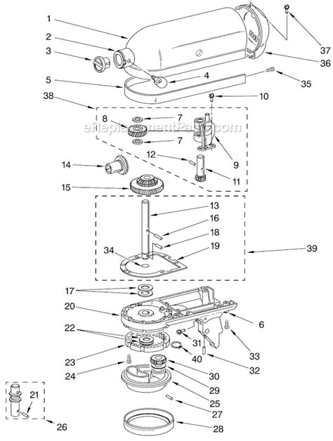 L➤ kitchenaid stand mixer 3d models ✅. KitchenAid 4K45SS Parts List and Diagram - (Series ...