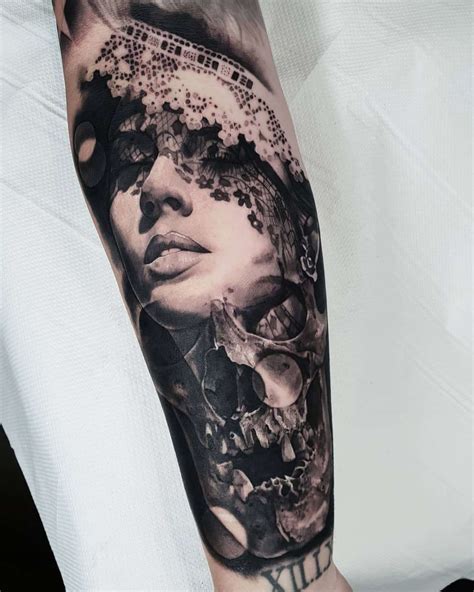 Black and gray detailed tattoo realism by Nick Imms | iNKPPL