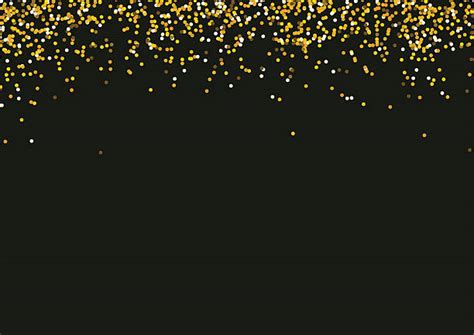 Royalty Free Black And Gold Confetti Clip Art Vector Images