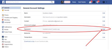 Change Fb Account Password Via Computer Reset Facebook Password