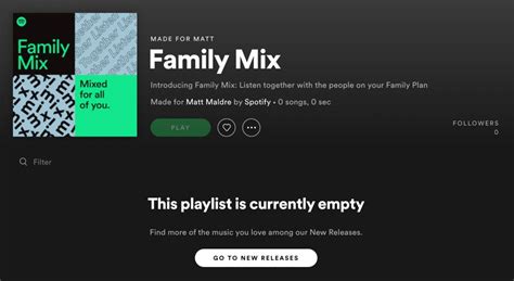 Spotify family mix to combine everyone's favorite songs in your house