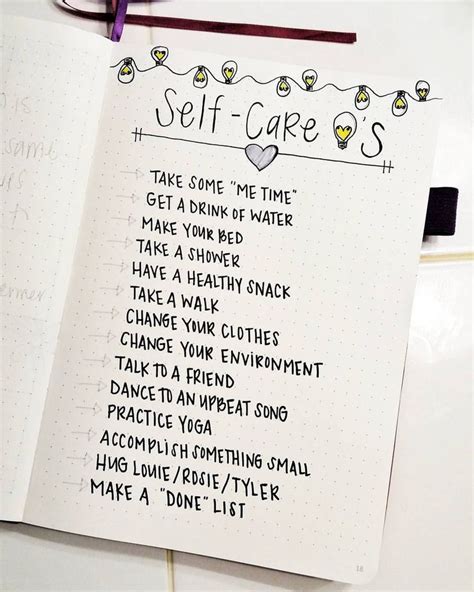 Pin On Bullet Journal Self Care