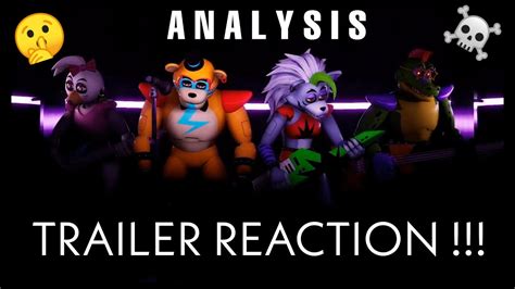 Fnaf Security Breach Trailer Reaction And Analysis Five Nights At Freddys Official New Game