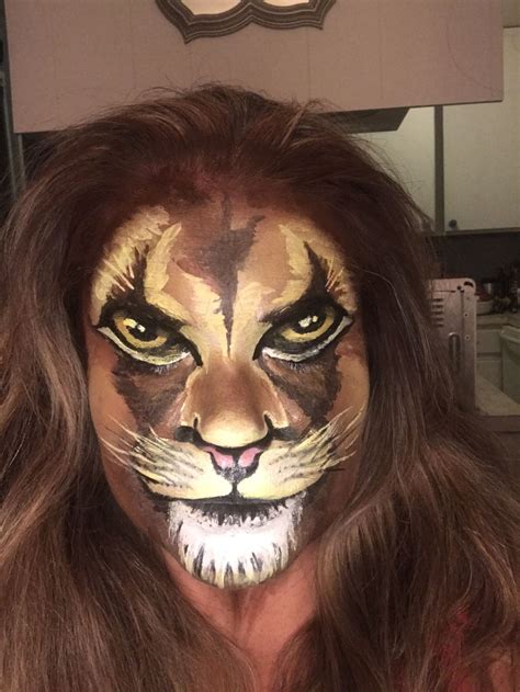 Lion Halloween Makeup Lion Halloween Halloween Makeup Makeup