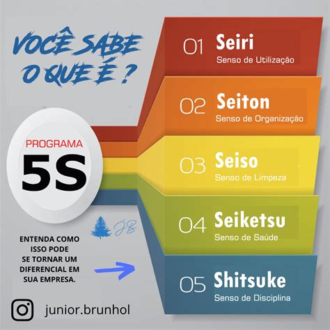 Você Conhece O Programa 5s Nestes Cards Eu Explico O Que é E Como