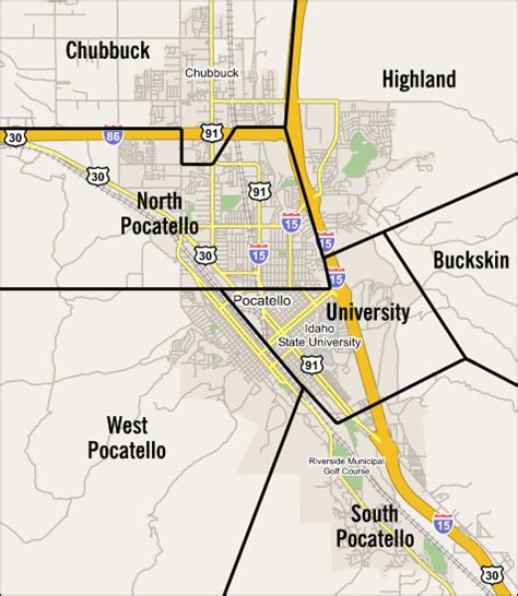 Map Of Pocatello Idaho Verjaardag Vrouw 2020