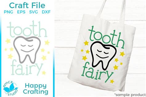 Tooth Fairy Small Bag Svg File