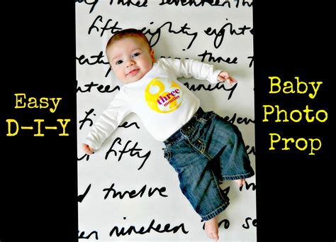 Monthly Baby Photo Prop Idea Finding Silver Linings