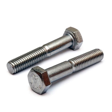 M5 X 080 Hex Head Bolts Stainless Steel 18 8 Metric Coarse Thread