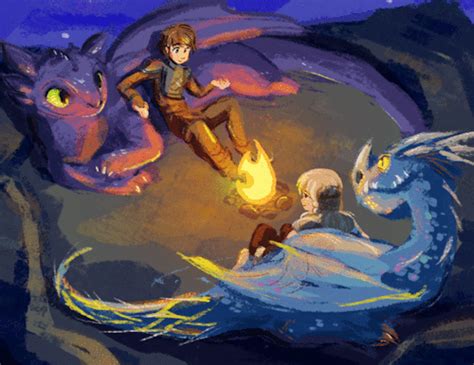  My Art Animation How To Train Your Dragon Httyd Toothless Hiccup