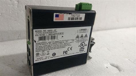 N Tron 105fx St Managed Industrial Ethernet Switch 10 30 Vdc Amps 060a