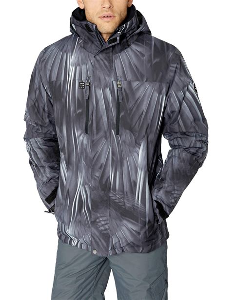 Quiksilver Synthetic Mission Printed Snow Jacket In Blue For Men Save