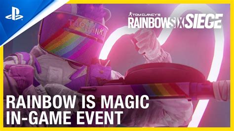 Rainbow Six Siege Rainbow Is Magic Event Returns Ps4 Youtube