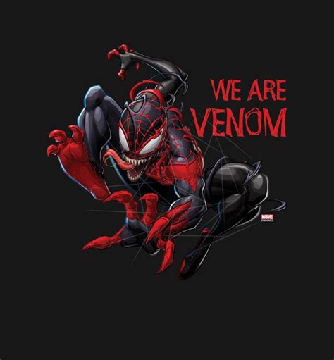 Venomized Spider Man Miles Morales Png Free Download Files For Cricut