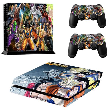 Relive the story of goku and other z fighters in dragon ball z kakarot beyond the epic battles, experience life in the dragon ball z world as you fight, fish, eat, and train with goku, gohan, vegeta and others. new Dragon Ball PS4 skin sticker For Sony Playstation 4 Console and Cover Decals Of 2 Controller ...