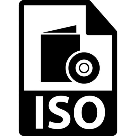 Iso File Format Symbol Icons Free Download