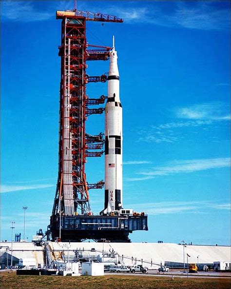 Nasa Apollo 9 Spacecraft On Launch Pad Photo Print For Sale
