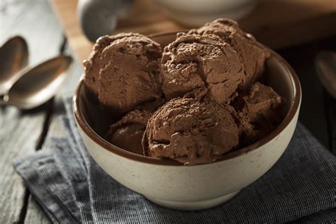 Ladybirds Homemade Chocolate Icecream Homemade Chocolate Ice Cream W Chocolate Macaroon By