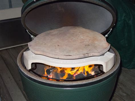 Bge Pizza Stones And Pizza Setups Big Green Egg Egghead Forum The Ultimate Cooking