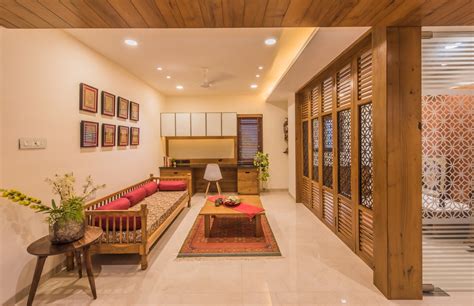 Contemporary Indian Style Apartment Interiors Ms Design Studio The