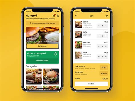 Ux Design Mobile App Ui Design Food Ordering App Food Web Design Hot