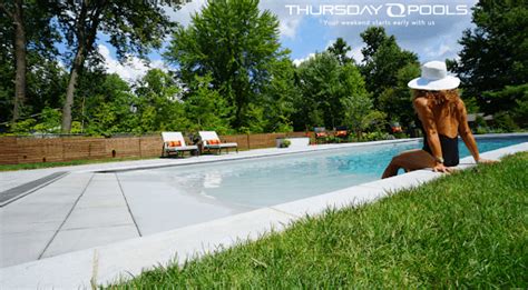 Is A Beach Entry Fiberglass Pool Right For You Thursday Pools