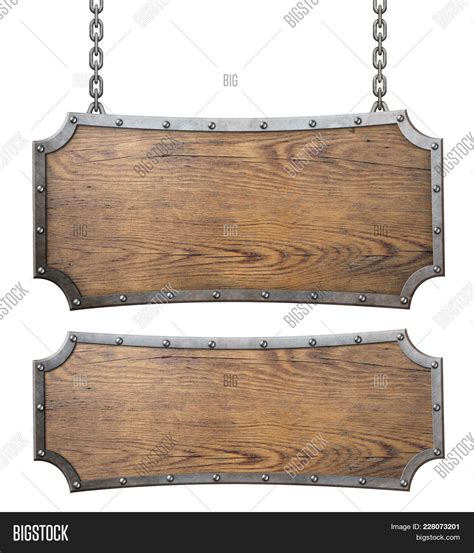 Medieval Wood Signs Image And Photo Free Trial Bigstock