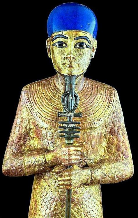 Statue Of Ptah God Of Architects Egyptian Museum Cairo Ancient